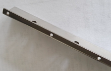 Indlæs billede til gallerivisning Mur-wireskinne 463 mm skinne m. 10 wire huller