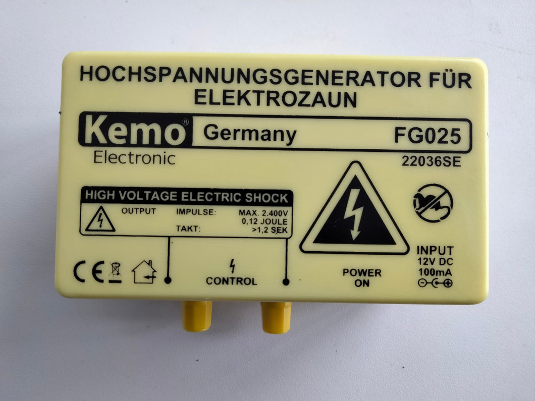 Elektrisk hegn mini strømgiver Kemo FG025