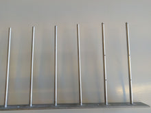 Indlæs billede til gallerivisning Wireholder 1000mm skinne mod måger i syrefast stål